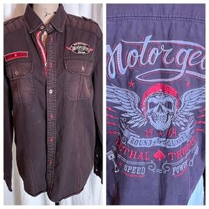 💚Motorgear denim shirt
